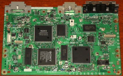 Sony Playstation (PS1) Platine CXD8606BQ & CXD8561AQ CPU 1998